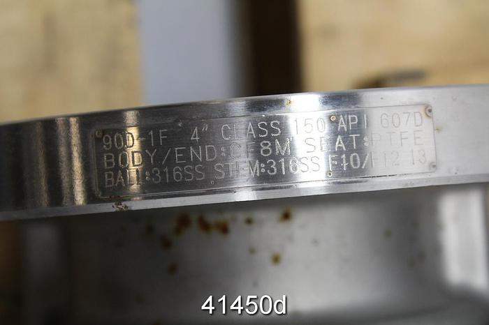 Used Fps Model 9650-0480-2507-0015 4" Ball Valve #41450