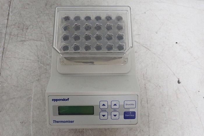 Used Eppendorf 5350 Thermomixer Shaker with 1.5 mL Incubator Block