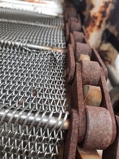 Used Cooler, Ambient, Mesh Belt, 28" X 14', 3/4 HP, S/st #S738398