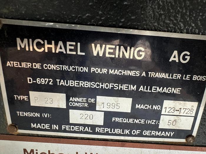 Used Moulurière Weinig Profimat 23