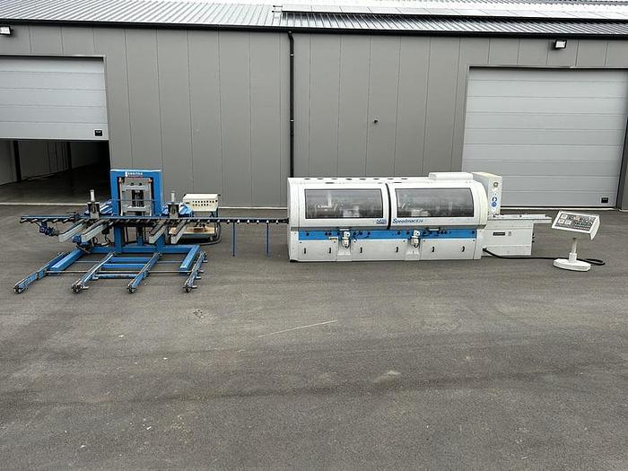 Used Moulurière Leadermac Speedmac 826 + Empileur Sheitek