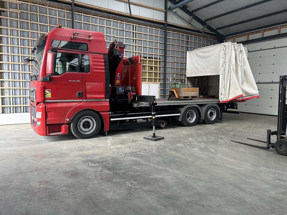 Used Camion grue MAN TGX 26.480
