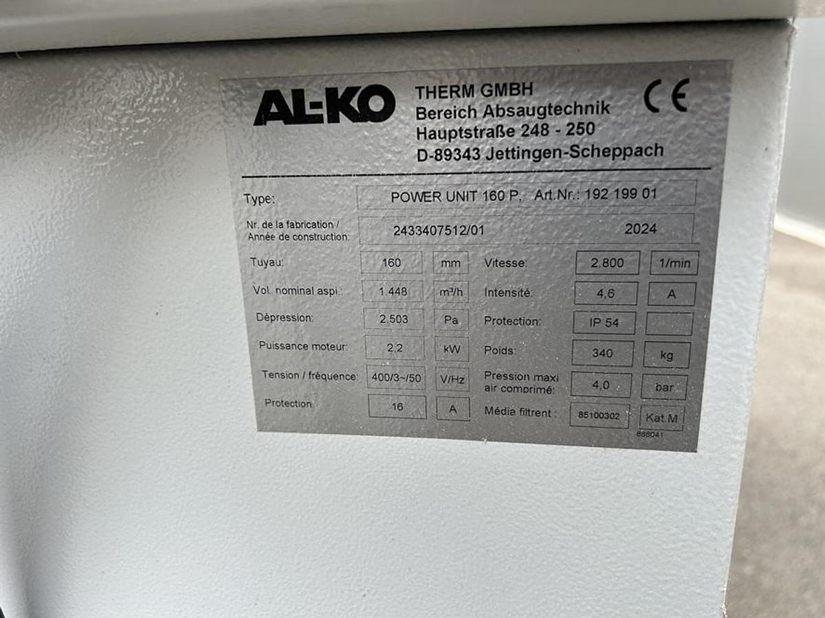 Used Aspiration ALKO POWER UNIT 160P Année 2024
