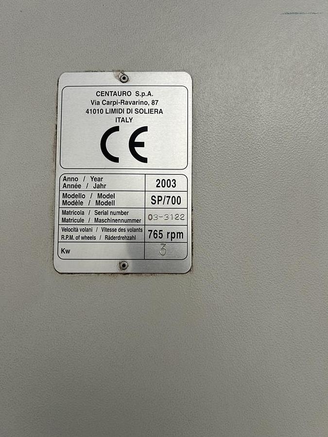 Used Scie à ruban CENTAURO SP700