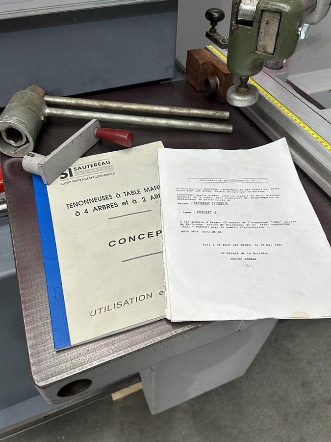 Used Tenonneuse à dérouleurs SAUTEREAU