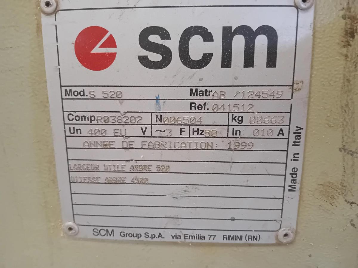 Used Raboteuse SCM S520