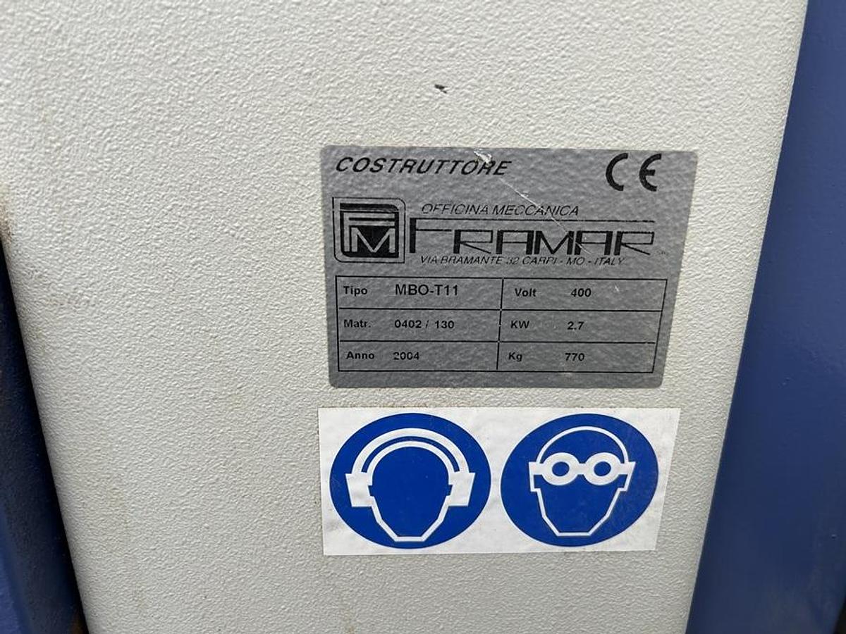 Used Mortaiseuse à bédane FRAMAR MBO-T11 Numérisée