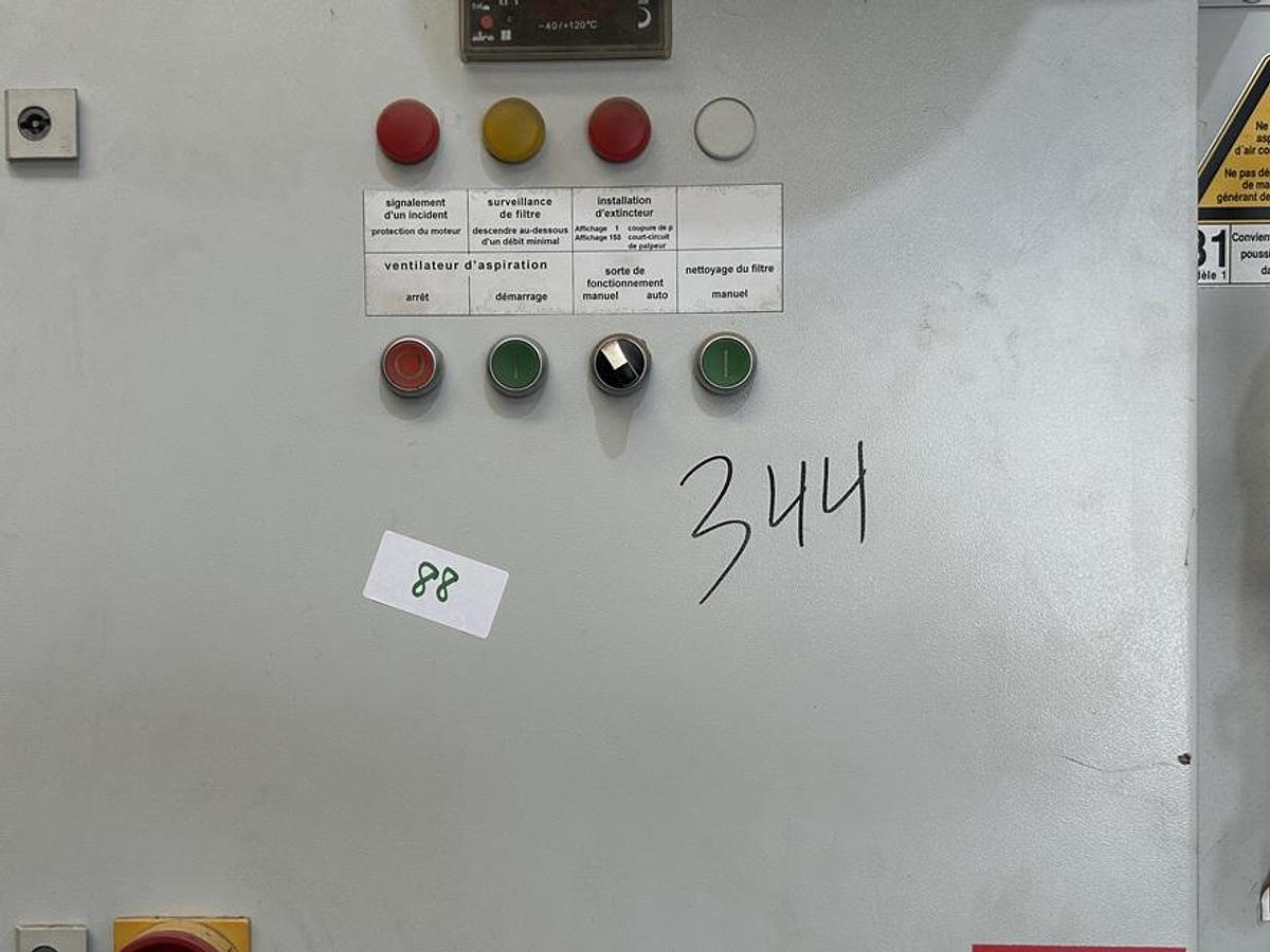 Used Filtration + presse à briquettes SPANEX SHB 40K2