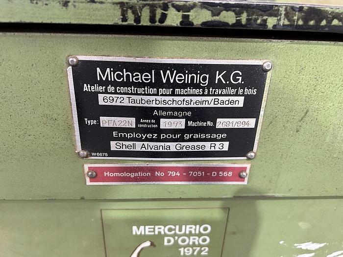Utilisé Moulurière Weinig PFA22N