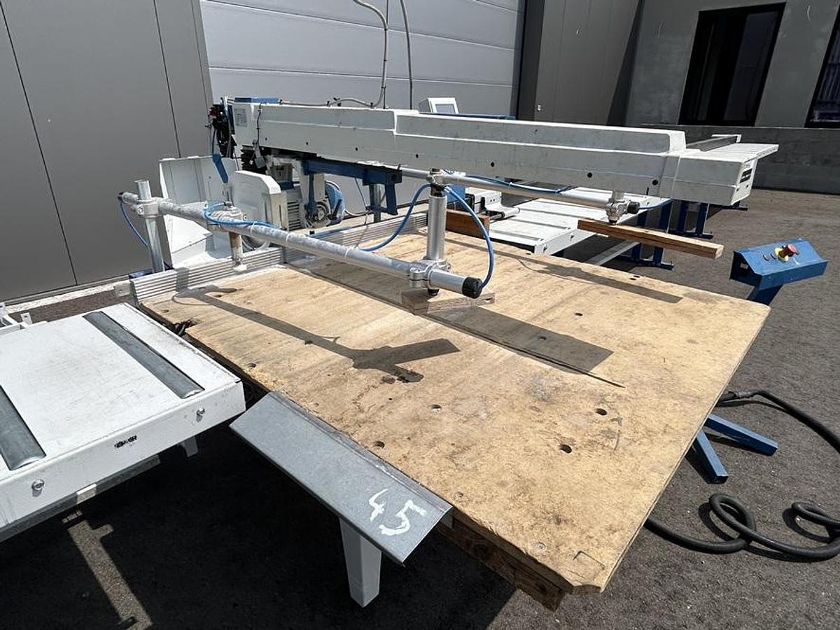 Used Scie radiale OMGA 1350/7 + Buttée FP6700DX