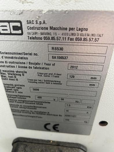 D'occasion Raboteuse SAC RS530