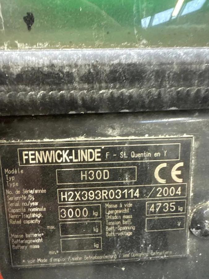 Used Chariot élévateur LINDE HD30