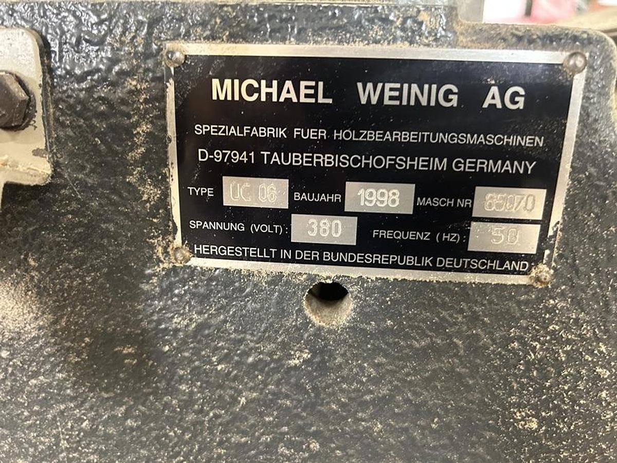 Used Weinig Unicontrol 6