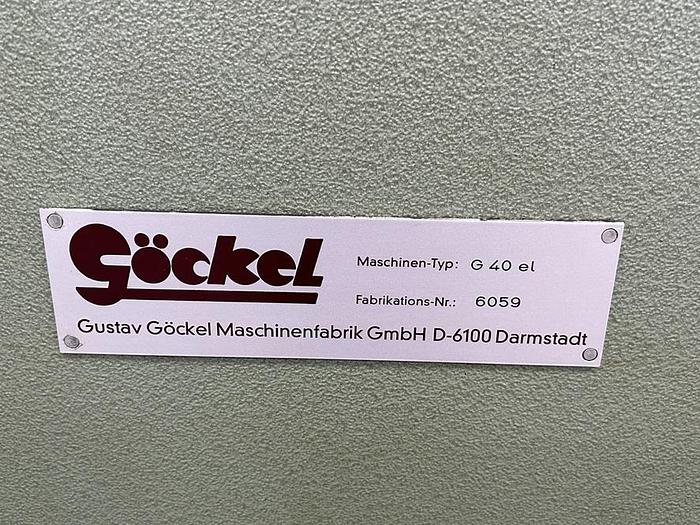 D'occasion Affuteuse de fers Gockel G40EL