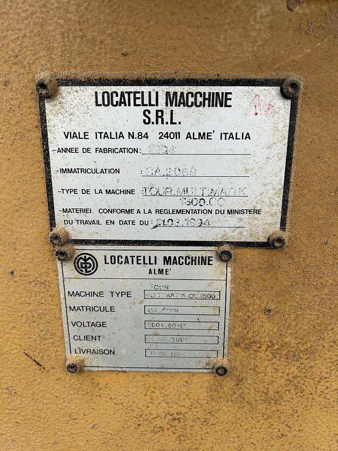 Used LOCATELLI MKCC  1300