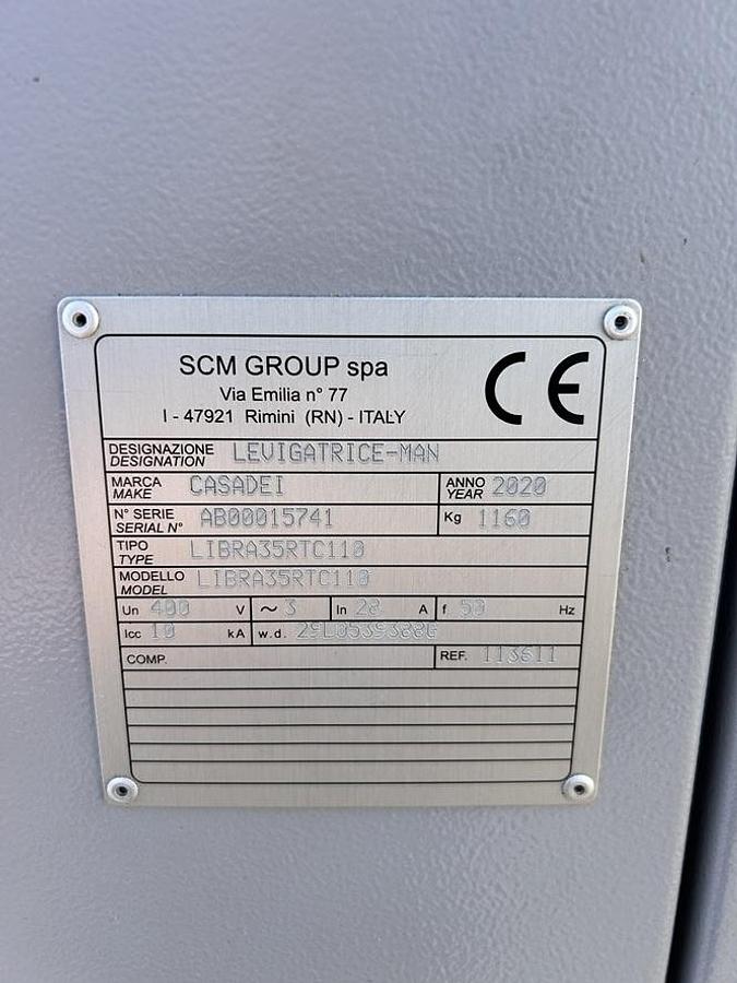 Used Ponceuse large bande CASADEI LIBRA 35