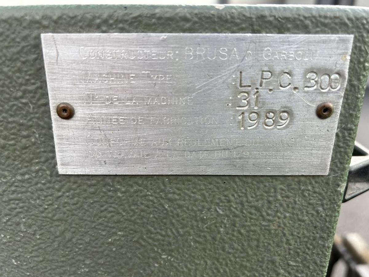 Used Ponceuse à bois rond BRUSA GARBOLI LPC300