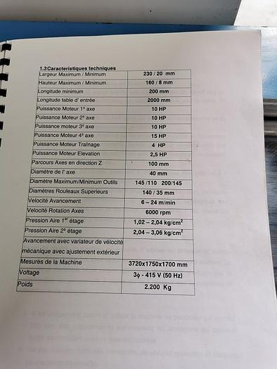 Utilisé Moulurière COMEVA BONFANTI