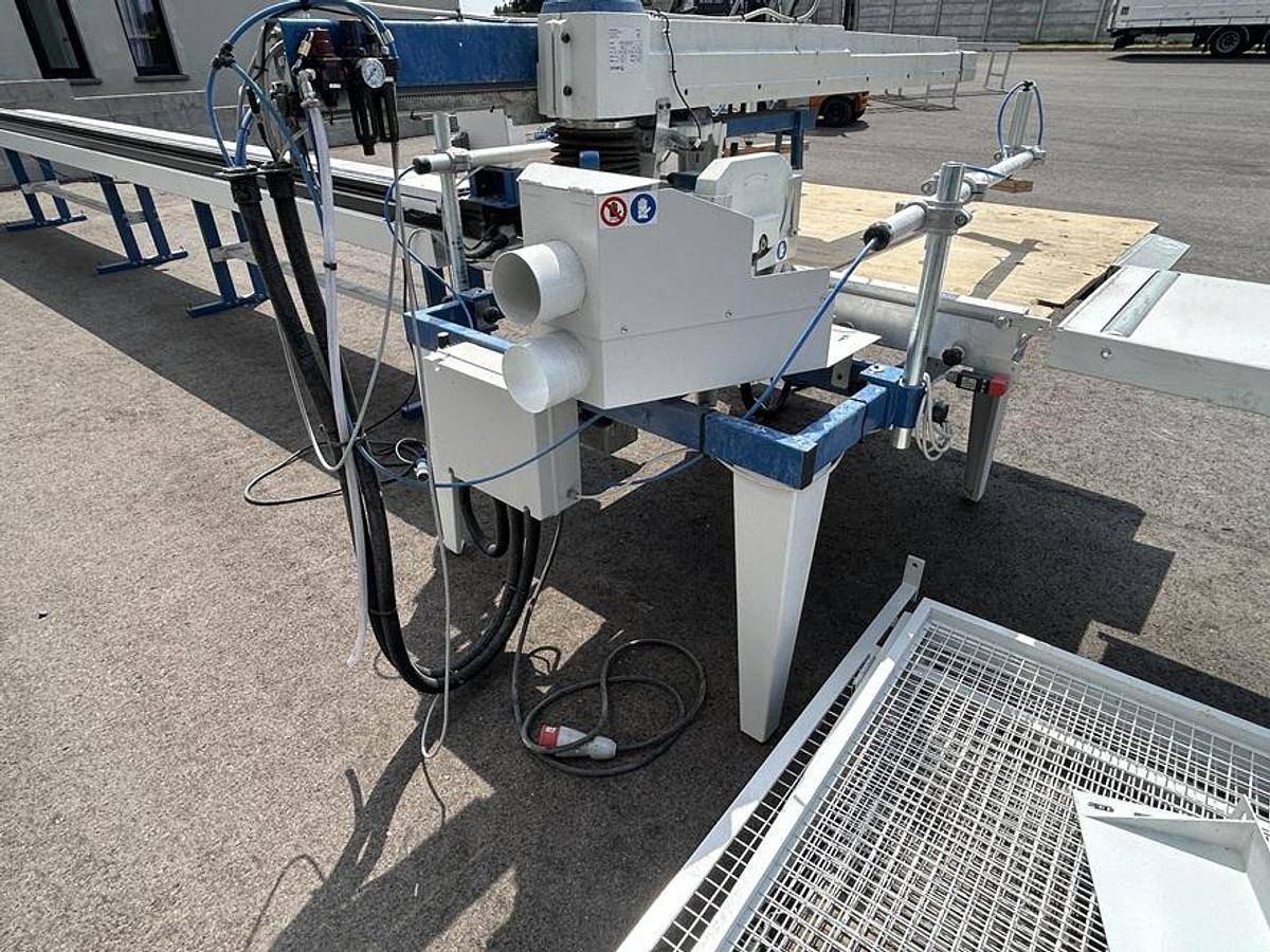 Used Scie radiale OMGA 1350/7 + Buttée FP6700DX