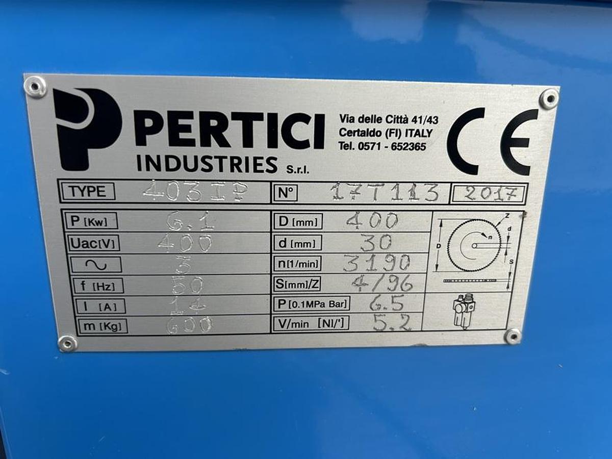 Used Tronçonneuse à double tete PERTICI 403IP électronique