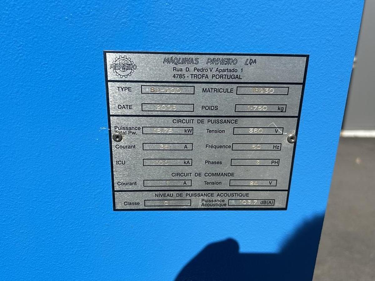 Used Scie à ruban dédoubleur Pinhero