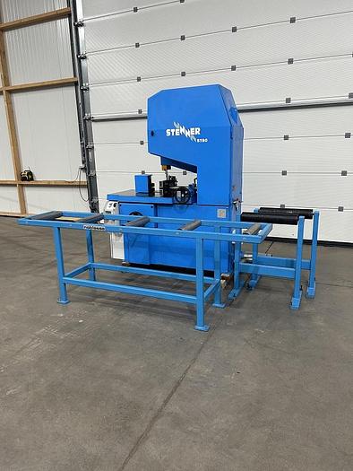 Utilisé Scie à ruban avec entraineur dédoubleur Stenner