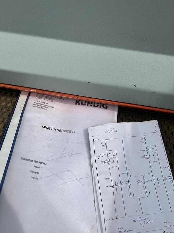 Used Ponceuse large bande KUNDIG TOPIQ