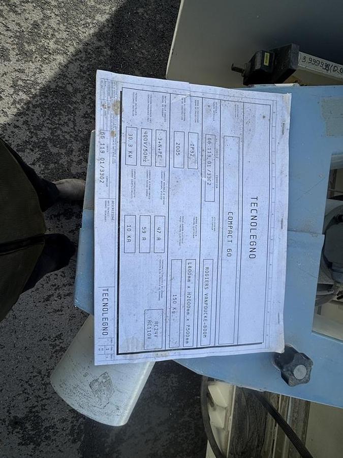 Used Ponceuse de chants Tecnolegno Compact 60