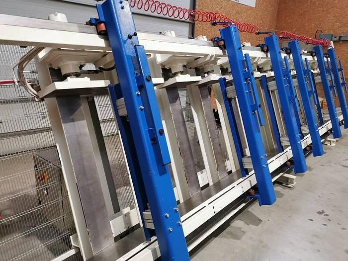 D'occasion Presse à lamellé-collé-Presse à carrelets