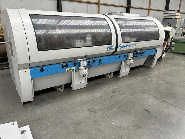 D'occasion Moulurière Leadermac Speedmac 826 + empilleur Sheitek