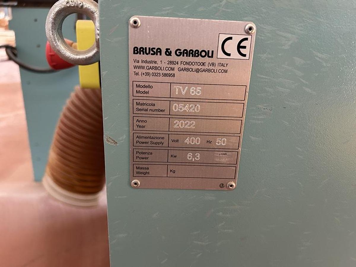 Used Arrondisseuse BRUSA GARBOLI TV65 + chargeur automatique CUV