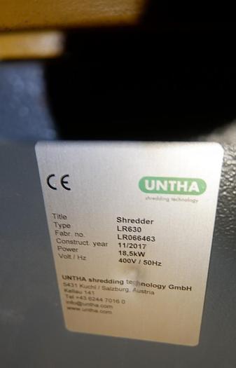 Utilisé Broyeur UNTHA
