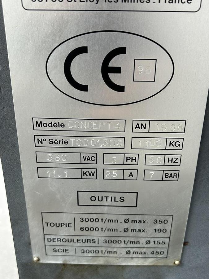 Used Tenonneuse à dérouleurs SAUTEREAU