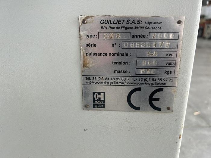 D'occasion Dégauchisseuse Haco Guilliet CIK410