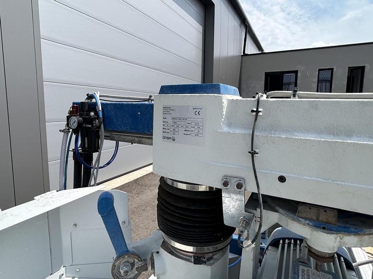 Used Scie radiale OMGA 1350/7 + Buttée FP6700DX