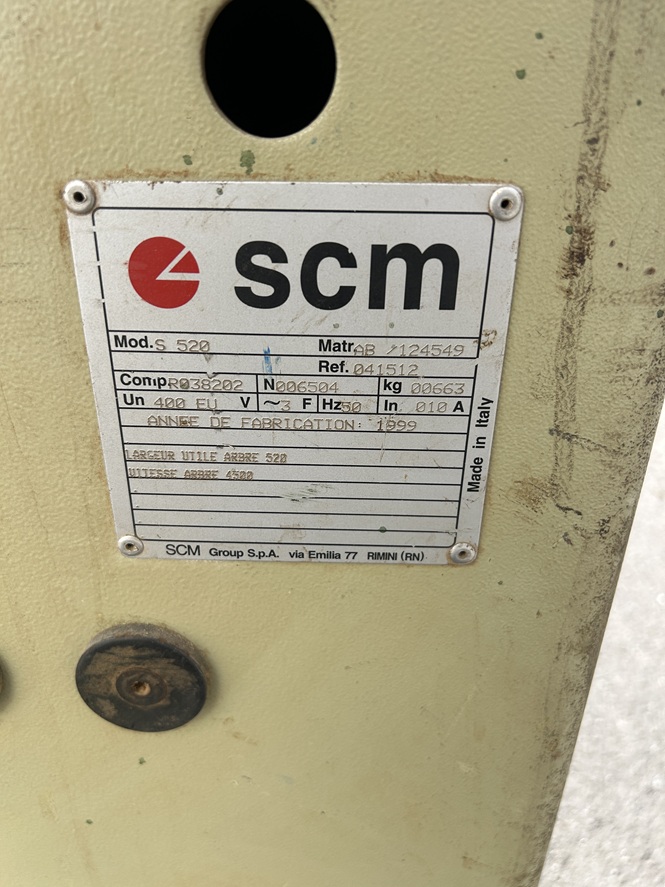 Used Raboteuse SCM S520