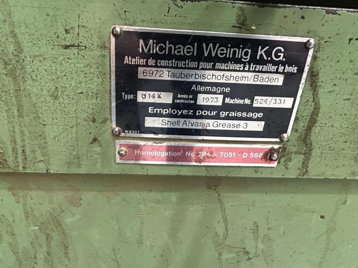 Used Moulurière Weinig U14K