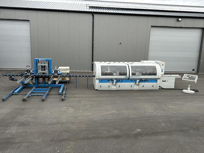 Used Moulurière Leadermac Speedmac 826 + Empileur Sheitek