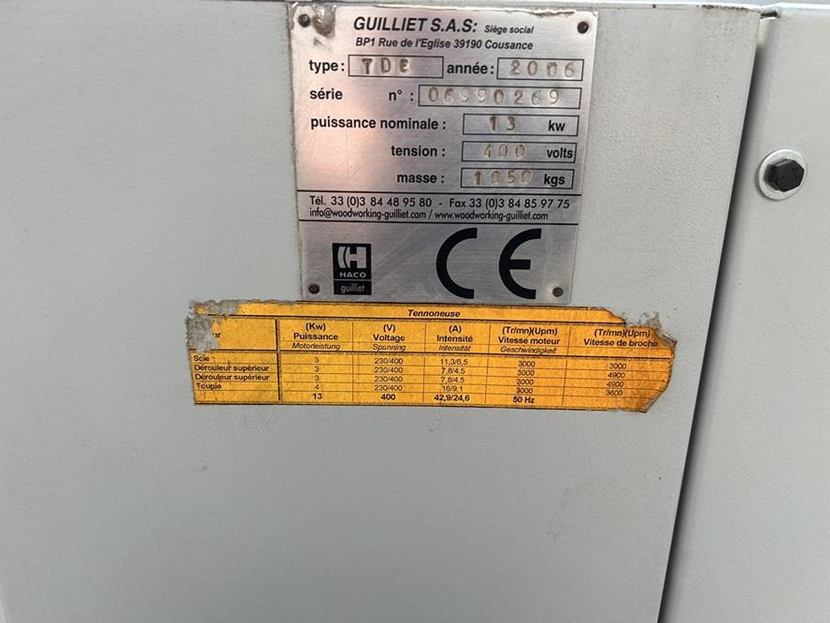 Used Tenonneuse à dérouleurs CHAMBON-GUILLIET TDE 04
