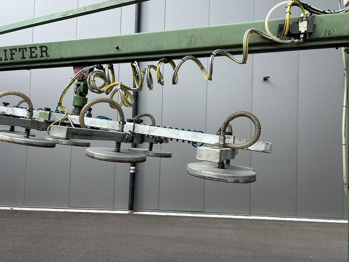 Used Potence avec ventouse de levage MAHROS pour panneaux