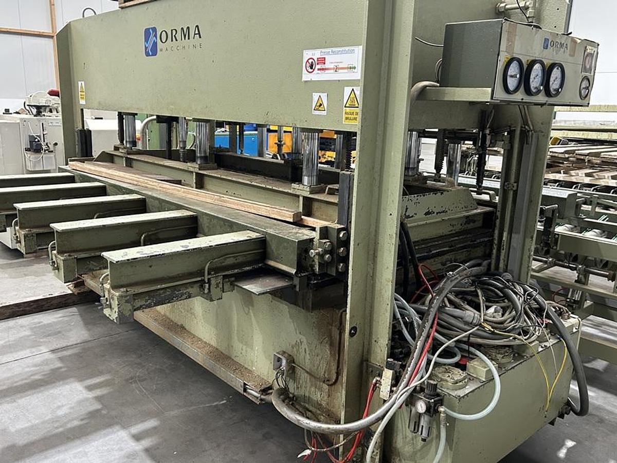 Used Presse à panneauter ORMA LS/R25/13 + Encolleuse SC2R-300