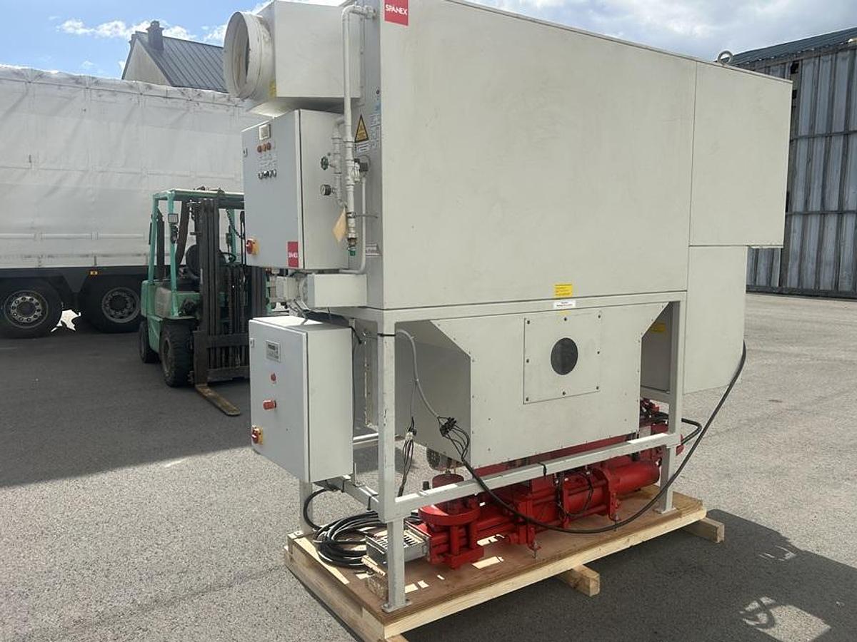Used Filtration + presse à briquettes SPANEX SHB 40K2