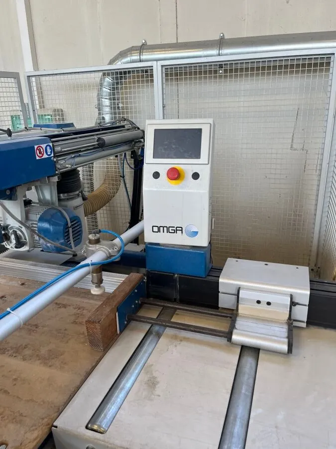Used Scie radiale OMGA 1350/7 + Buttée FP6700DX