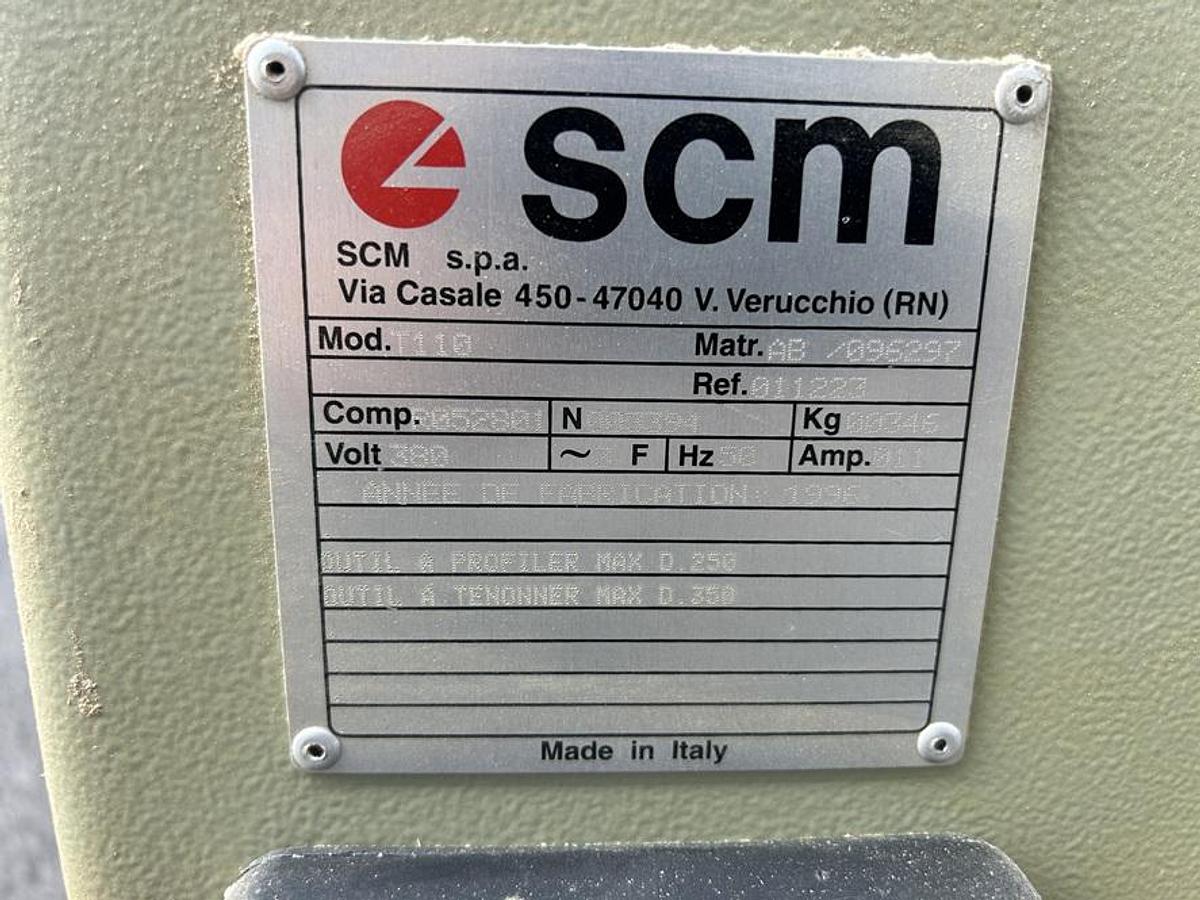 Used Toupie tenonneuse SCM T110