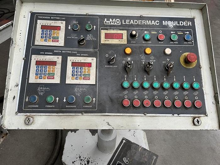 Used Moulurière Leadermac Speedmac 826 + Empileur Sheitek