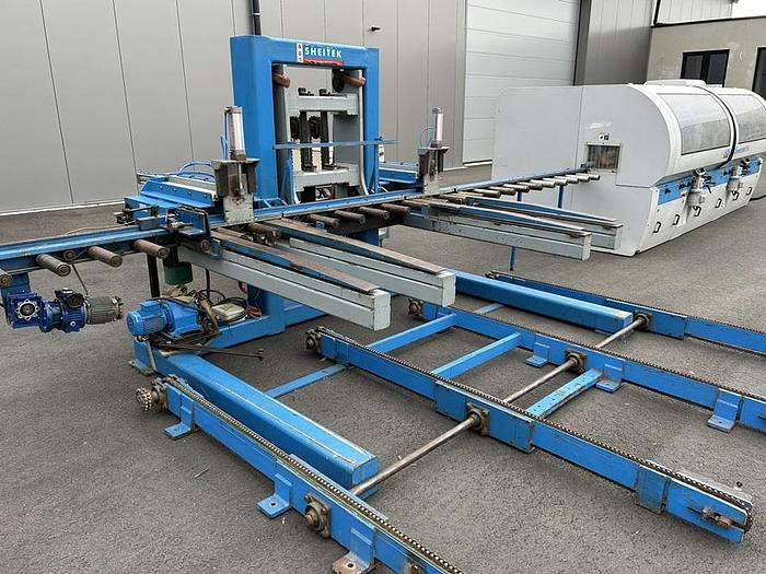 Used Moulurière Leadermac Speedmac 826 + Empileur Sheitek