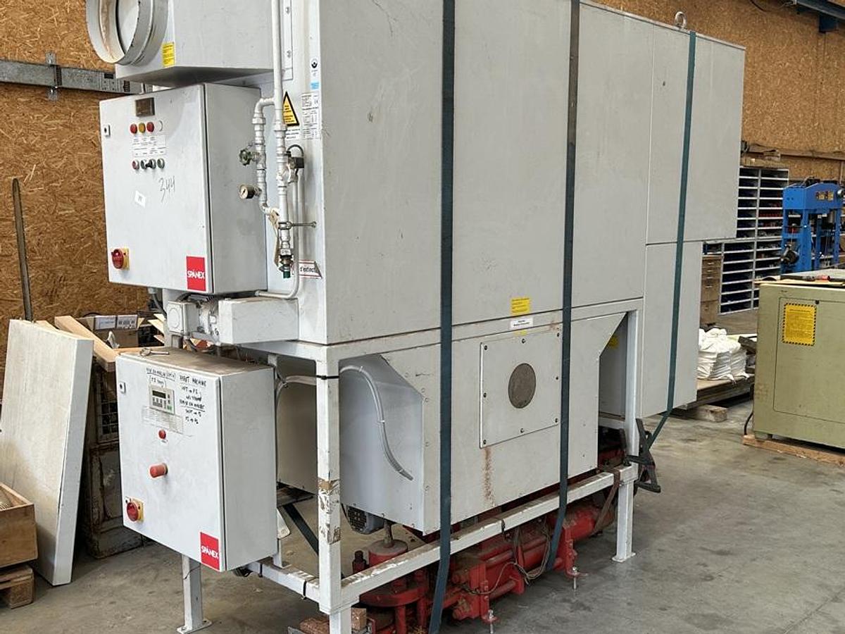 Used Filtration + presse à briquettes SPANEX SHB 40K2