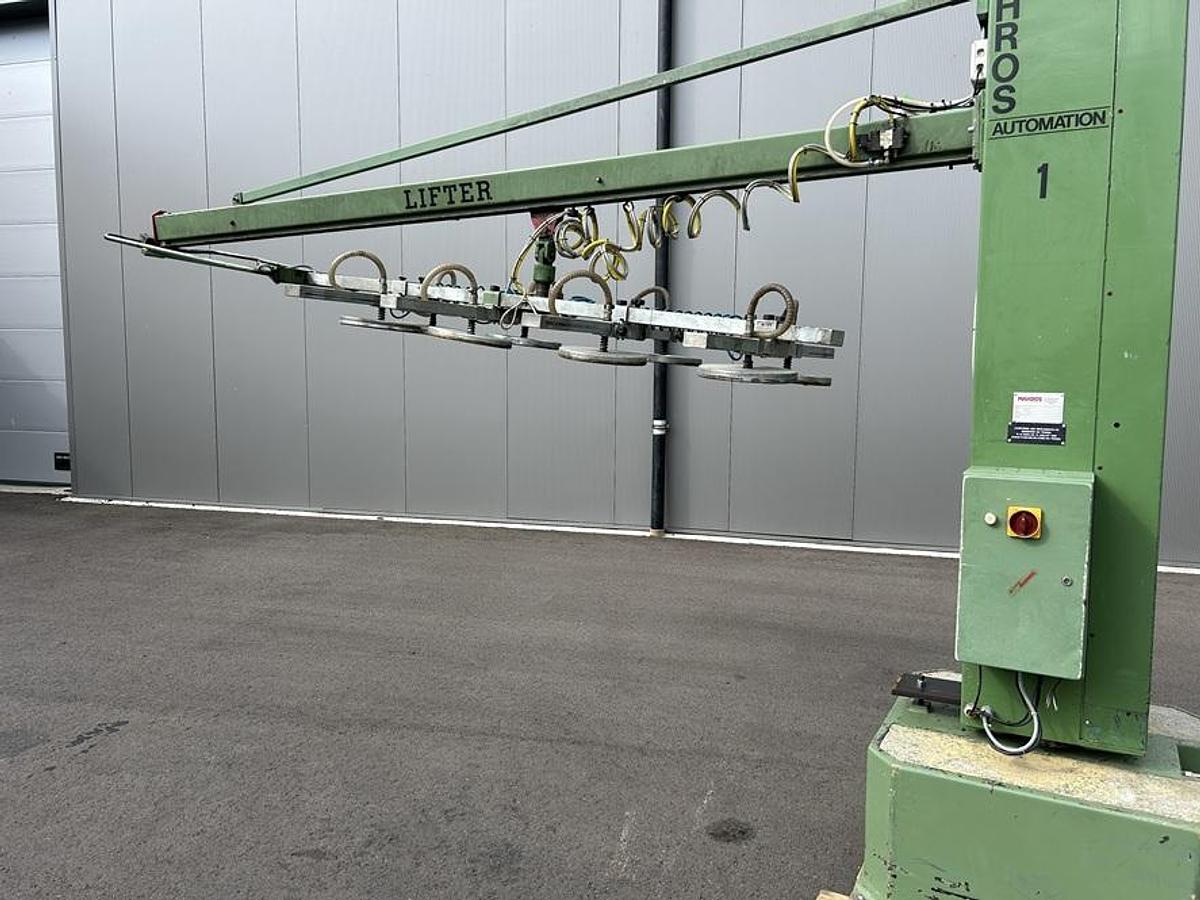 Used Potence avec ventouse de levage MAHROS pour panneaux