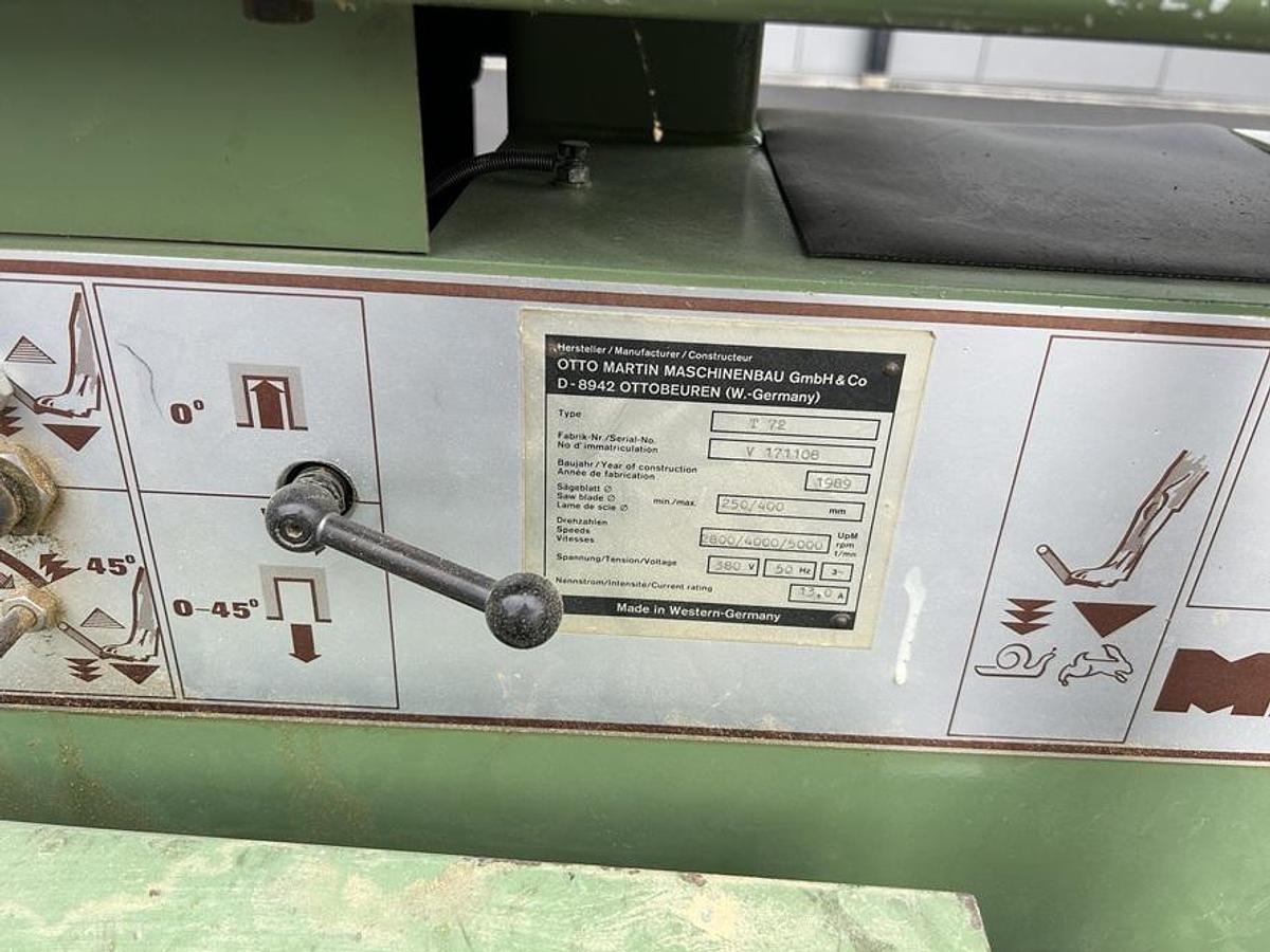 Used Scie à format Martin T72