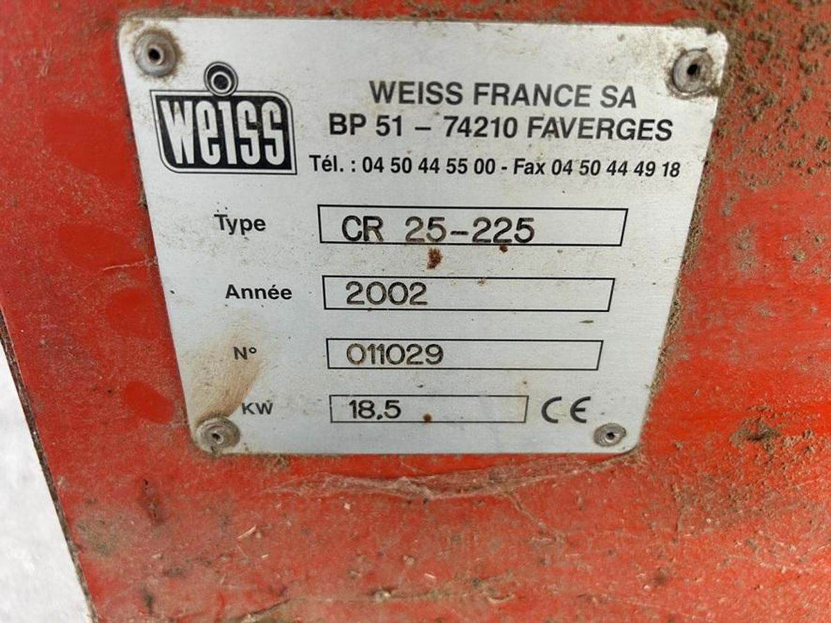 Used Broyeur lent à déchets WEISS CR25-225